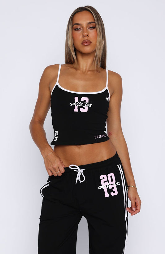 All Star Season Singlet Black
