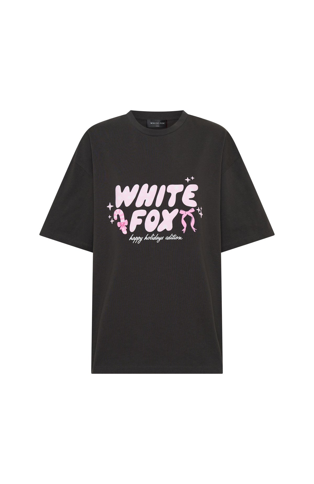 Christmas Feeling Oversized Tee Charcoal