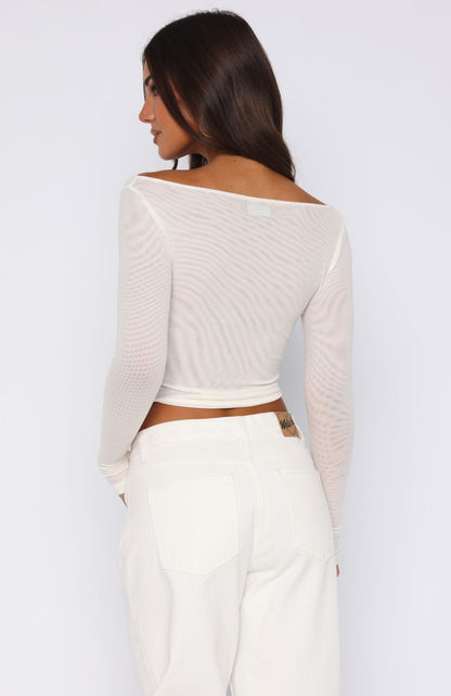 Hypnotising Thoughts Top Ivory