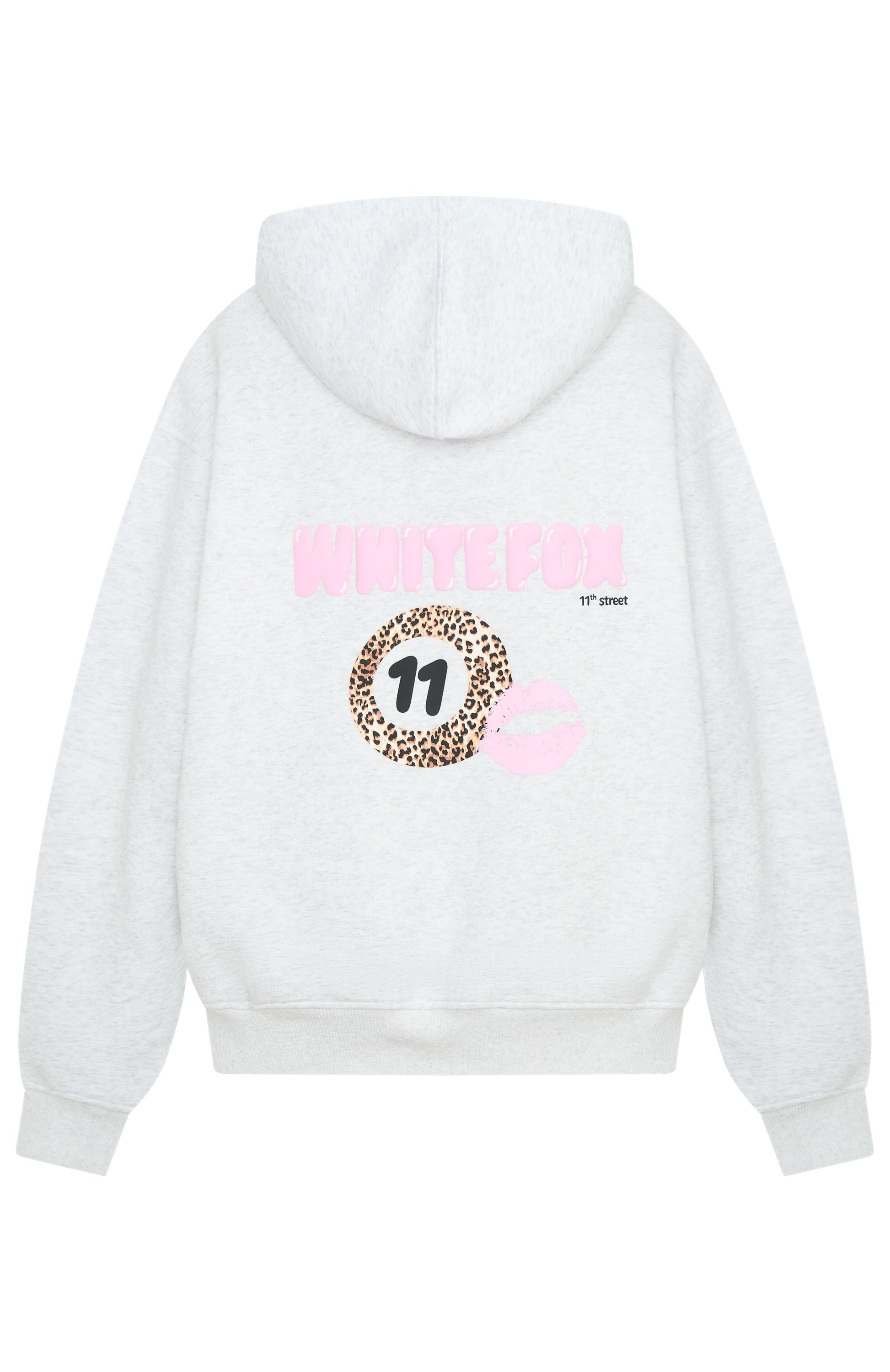 11th Street She's So Lucky Oversized Hoodie Leopard Splice
