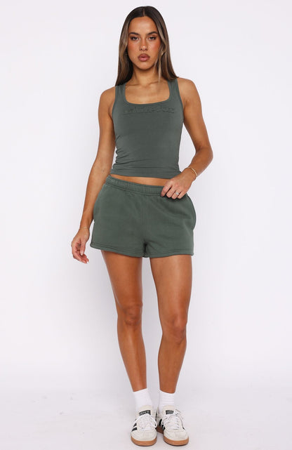 From The Archives Lexi Lounge Shorts Khaki