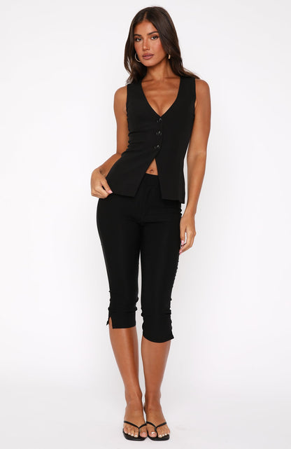 Tell You My Secrets Top Black
