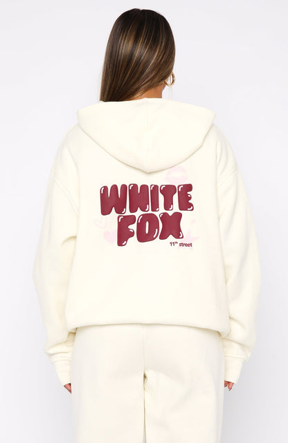 11th Street Sweet Kisses Oversized Hoodie Cake Batter