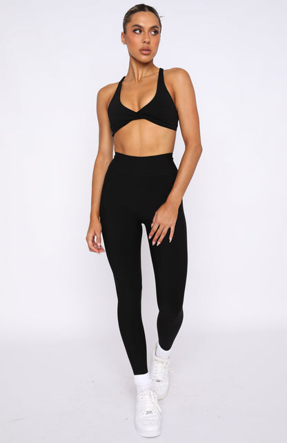 High Definition Sports Bra Black