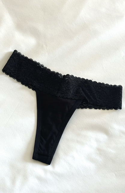 To Hold You 3-Pack Underwear Set Black