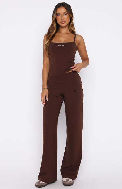 Core Strengths Tank Top Chocolate