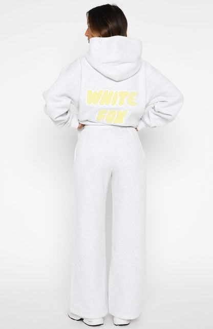 Vol. 1 Wide Leg Sweatpants Grey Marle