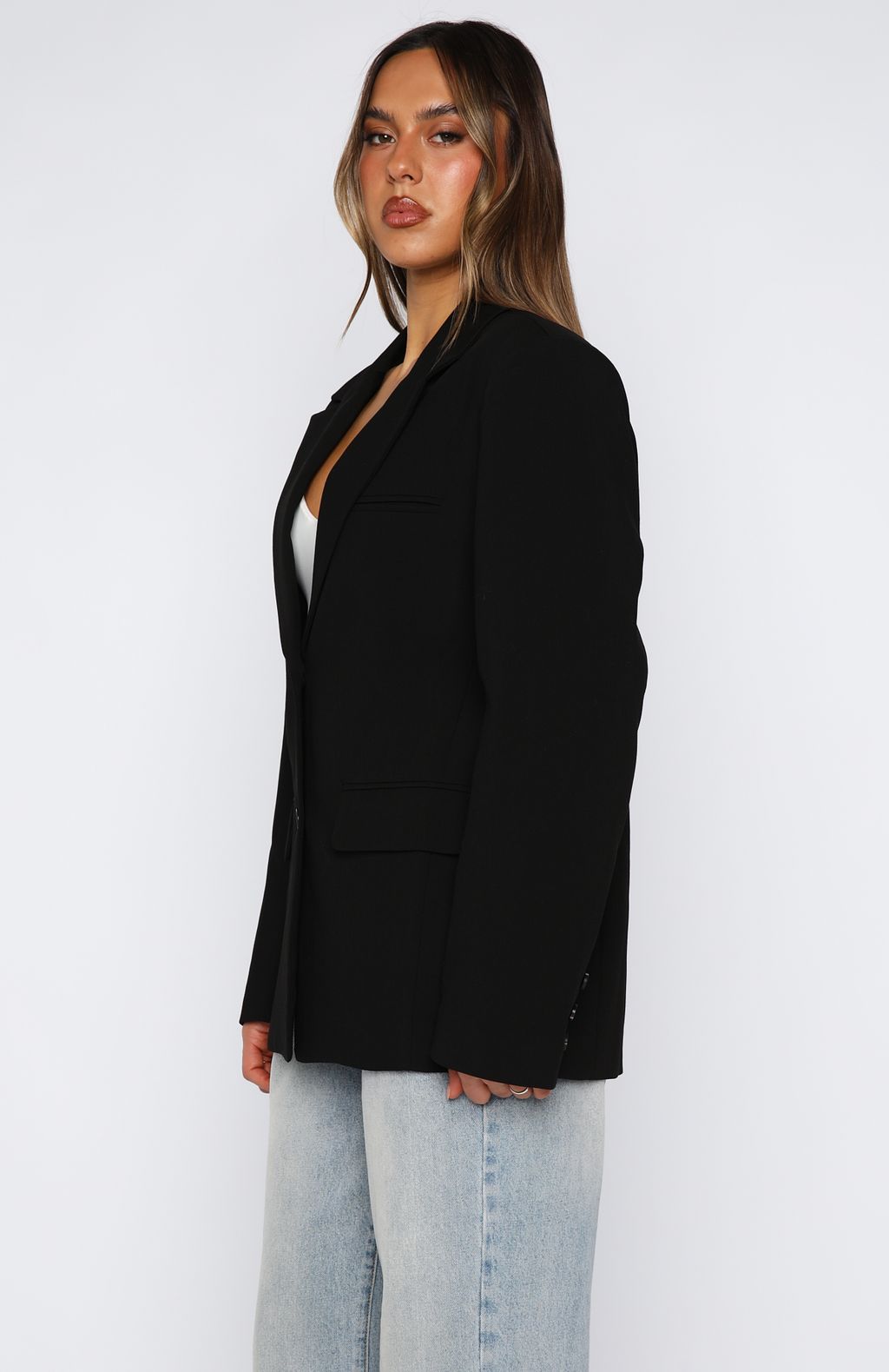 What's His Is Mine Blazer Black