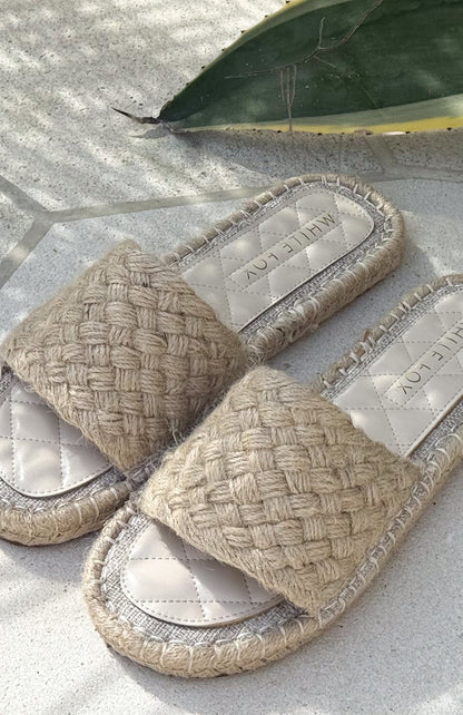 Elijah Sandals Natural Woven