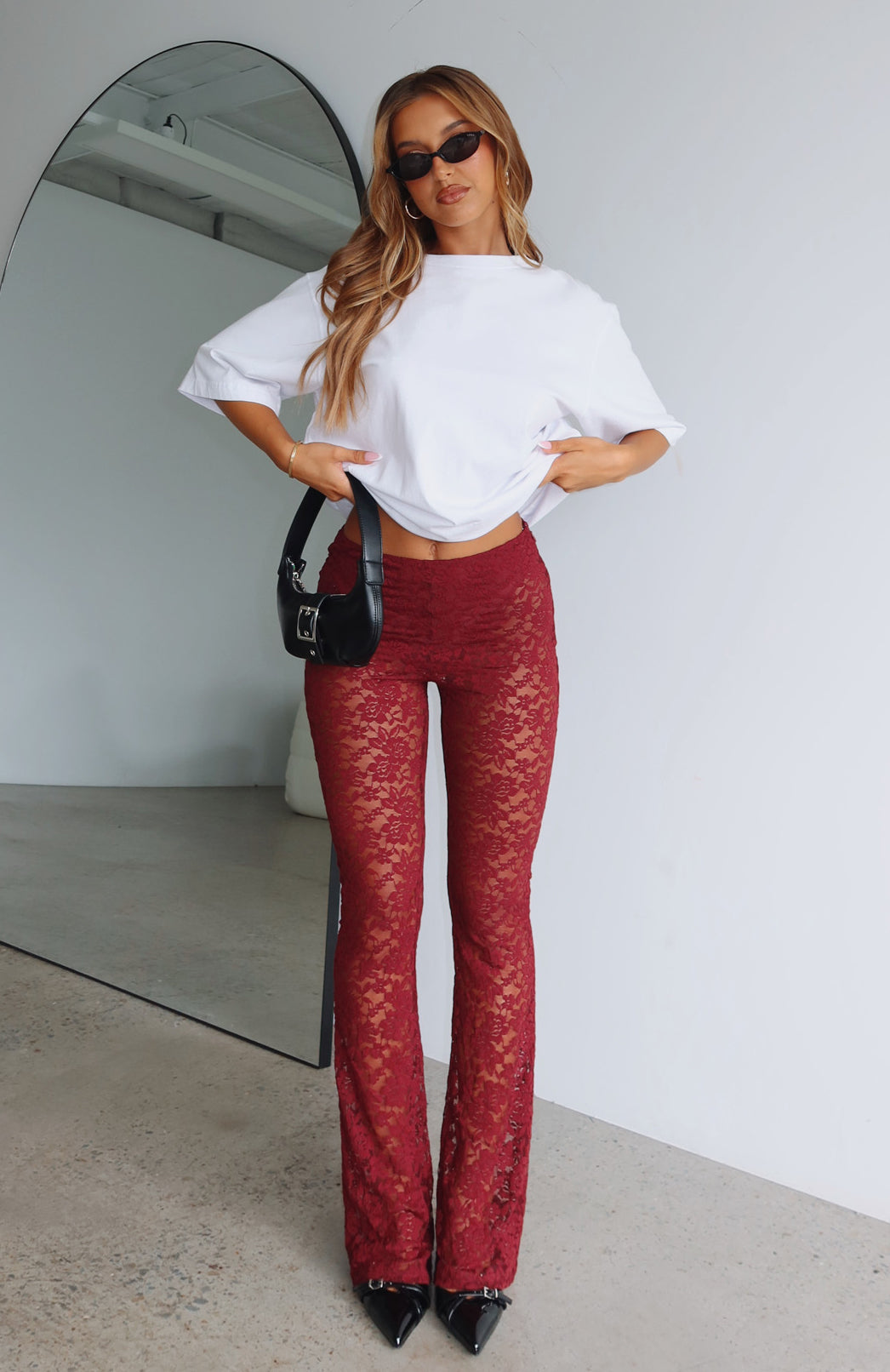 New Era Pants Wine
