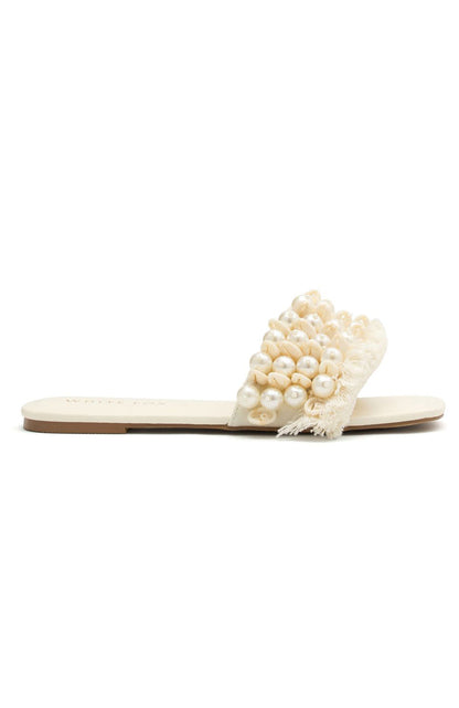 Valentina Sandals Cream