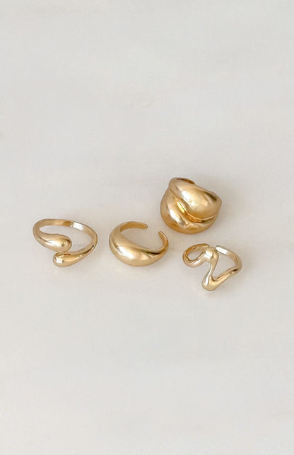 Zyaire Ring Set Gold