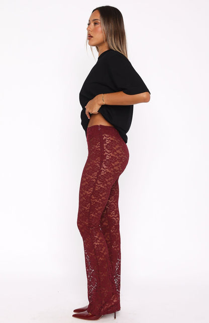 New Era Pants Wine