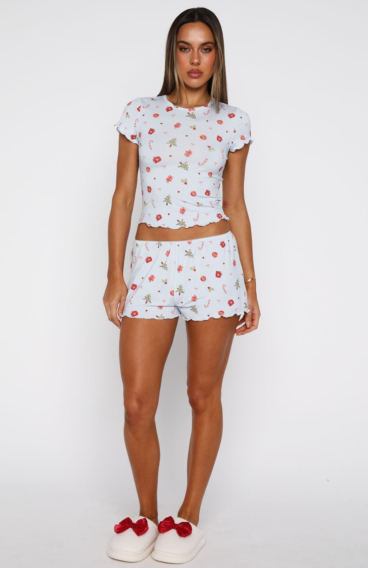 Dreamy Pyjama Top Jingle Joy