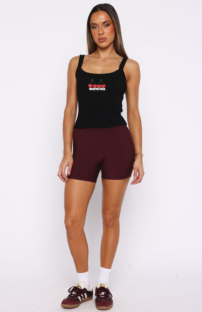 Club 14 Taylah Singlet Top Black