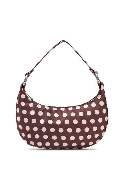 Aydin Shoulder Bag Chocolate Polka Dot