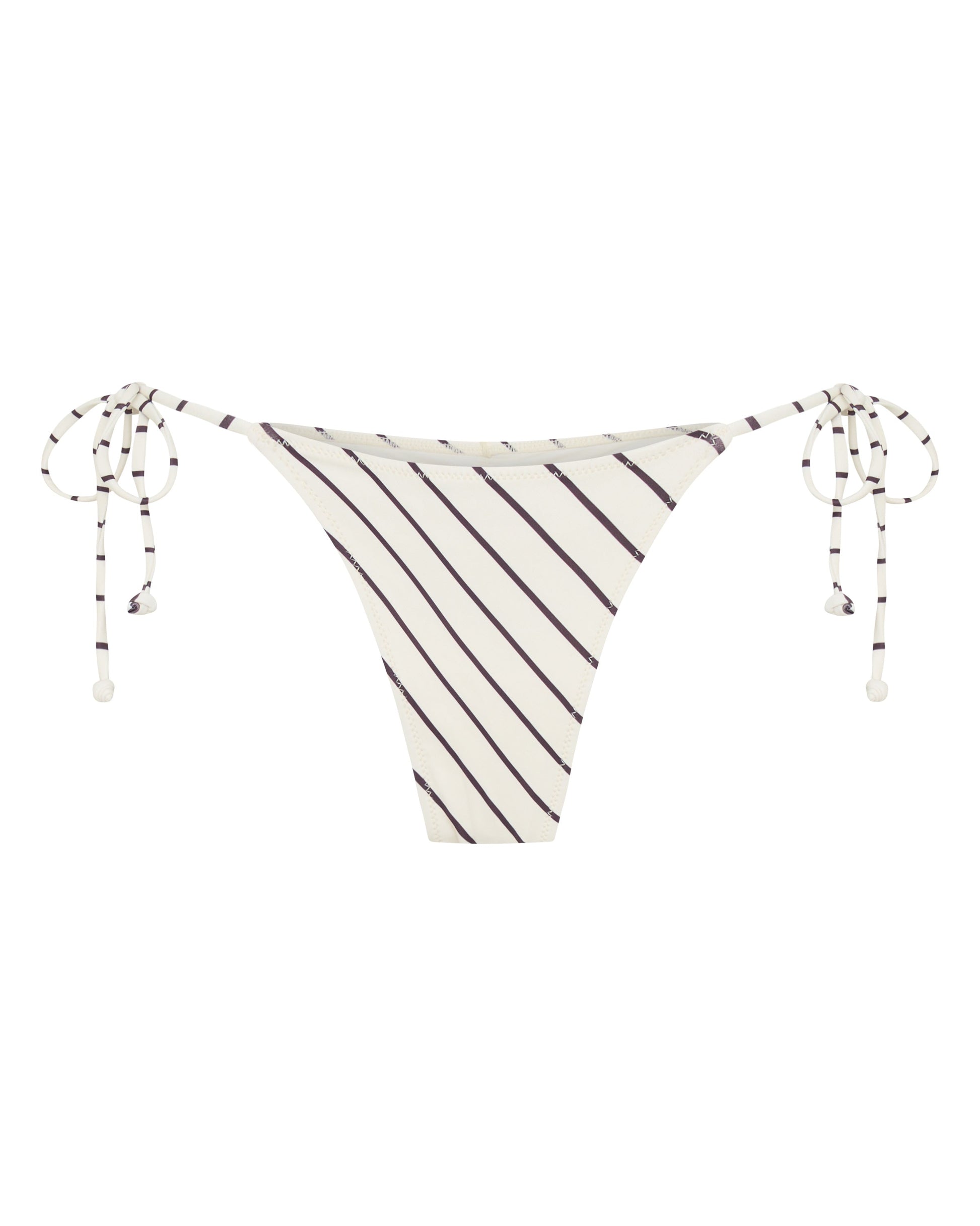 Cabo Bottoms Cream/Choc Stripe