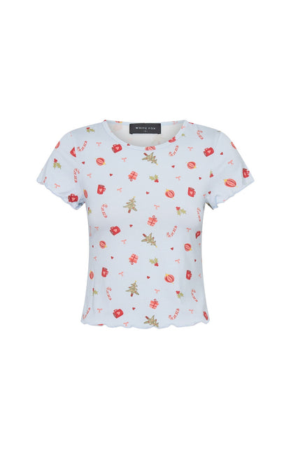 Dreamy Pyjama Top Jingle Joy