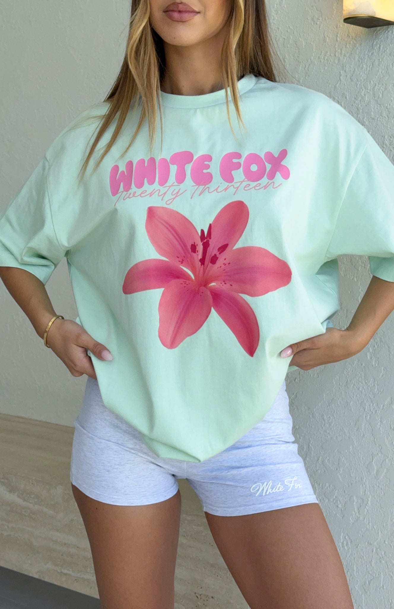 Got That Glow Oversized Tee Mint