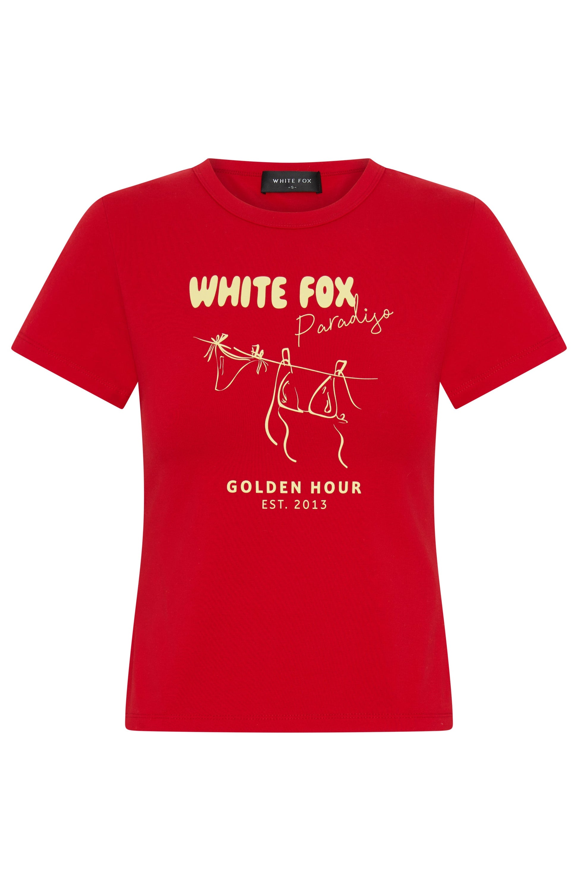 In Paradiso Baby Tee Red