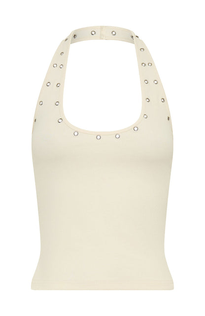 Lost Souls Halter Top Cream