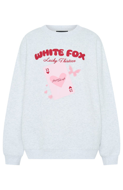 Lucky Thirteen Kalena Oversized Sweater Grey Marle