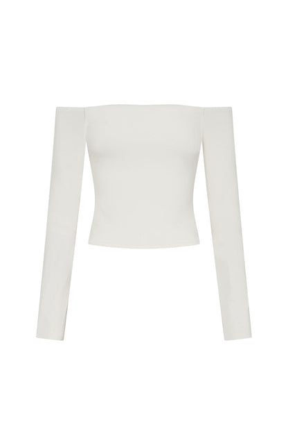 Mad For You Long Sleeve Top Cream
