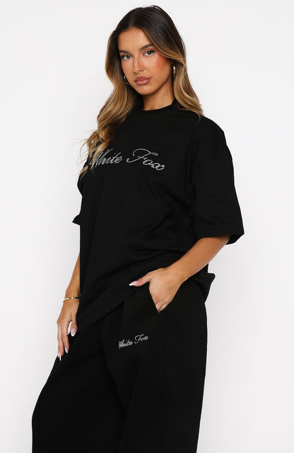 Make It Or Break It Oversized Tee Black