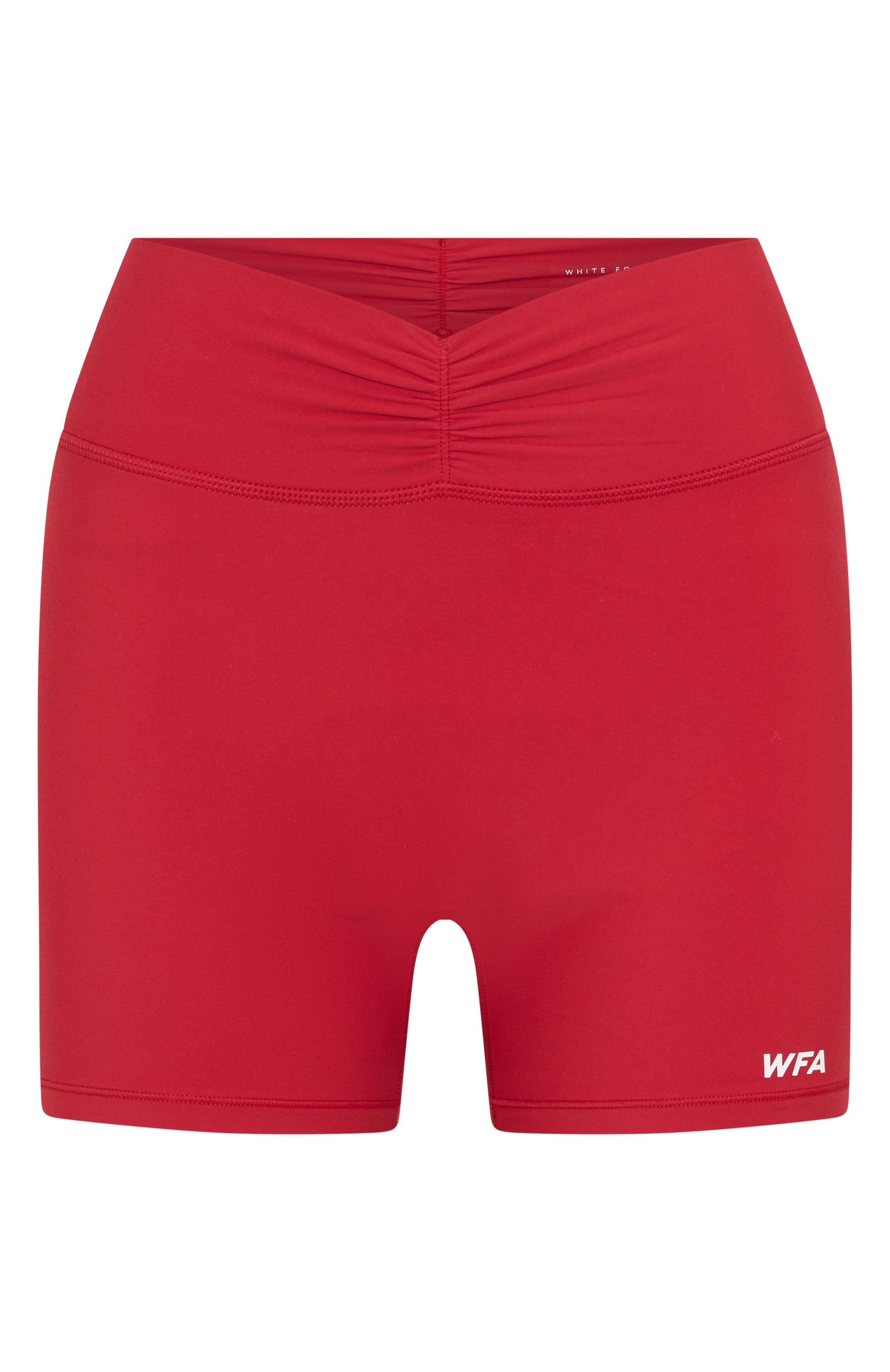 Radiate High Waisted Shorts Cherry Red