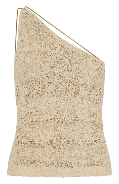 Tranquility Crochet Top Off White