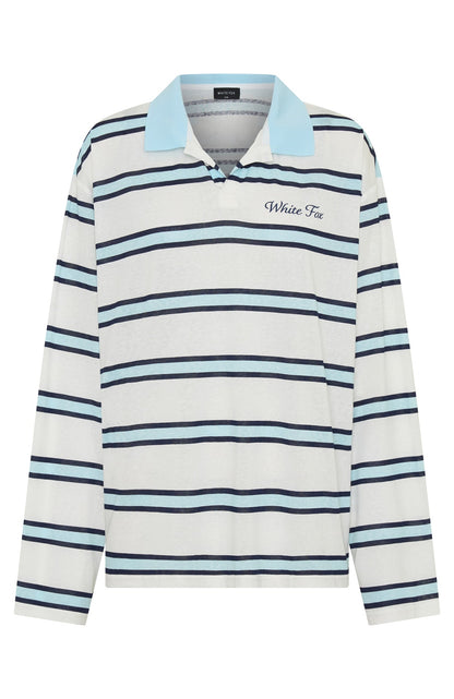 Verano Sixteen Carmen Long Sleeve Oversized Jersey White