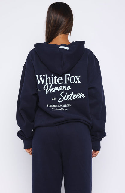 Verano Sixteen Lilia Oversized Hoodie Navy