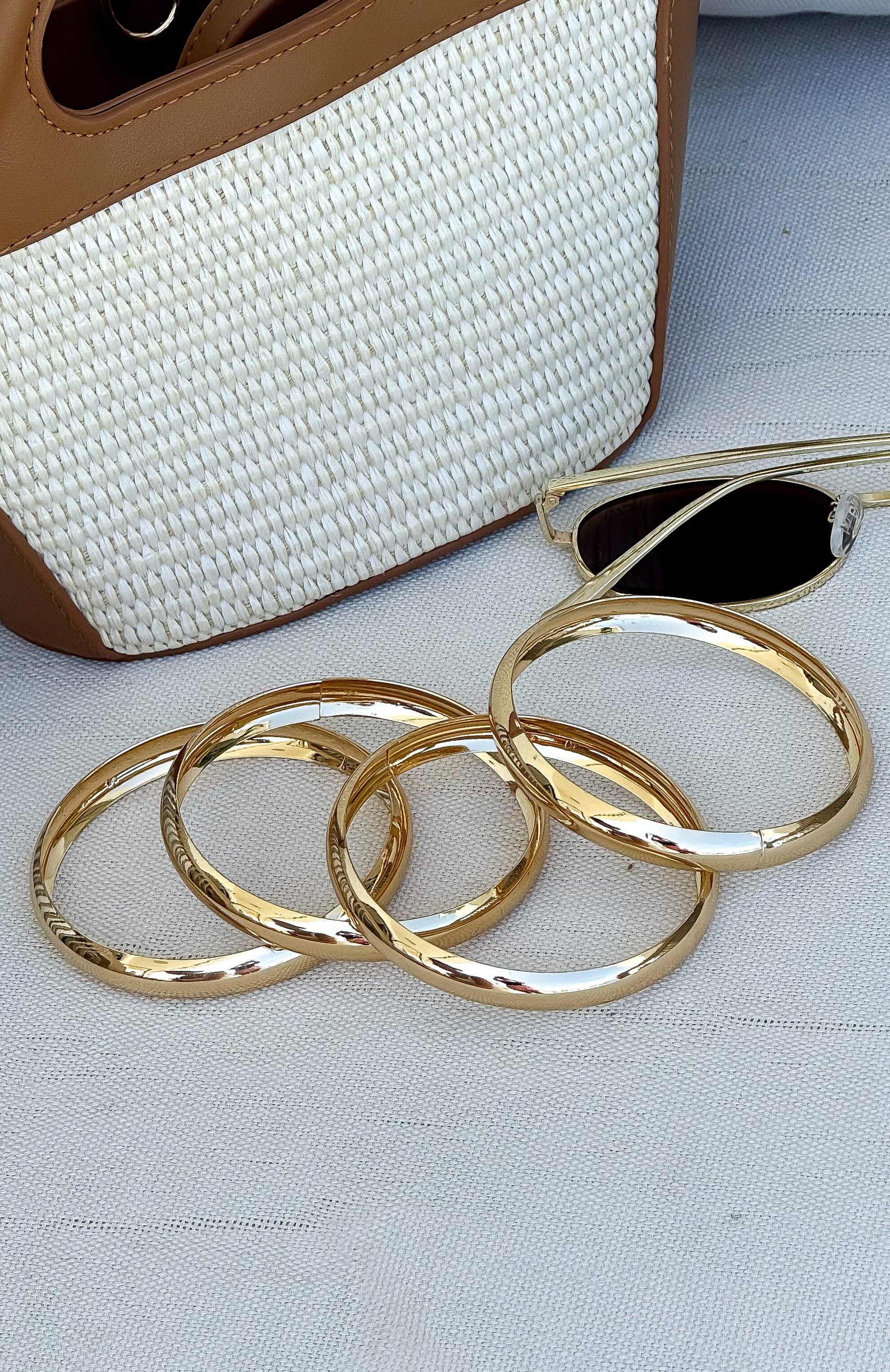 Wilder Bangle Set Gold