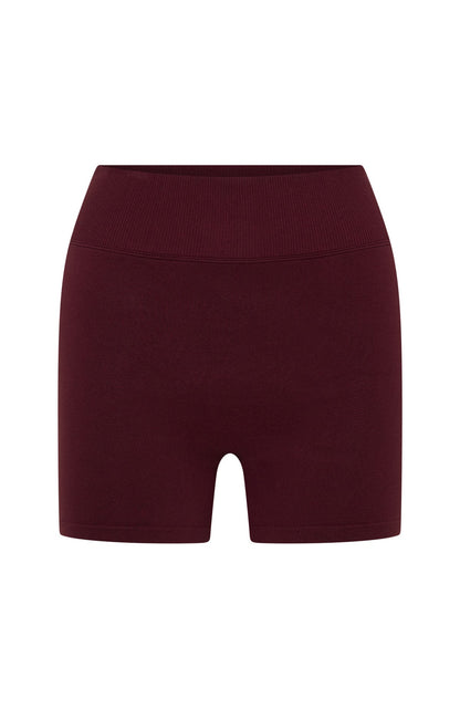 Zoom Seamless Shorts Merlot