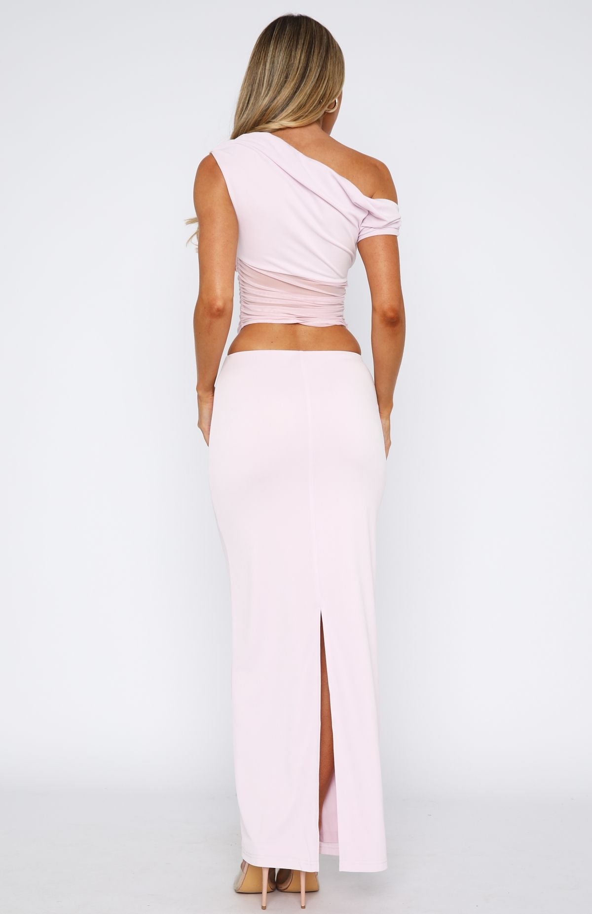 Girls Night Maxi Dress Baby Pink