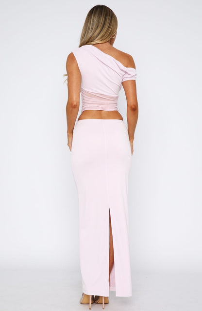 Girls Night Maxi Dress Baby Pink